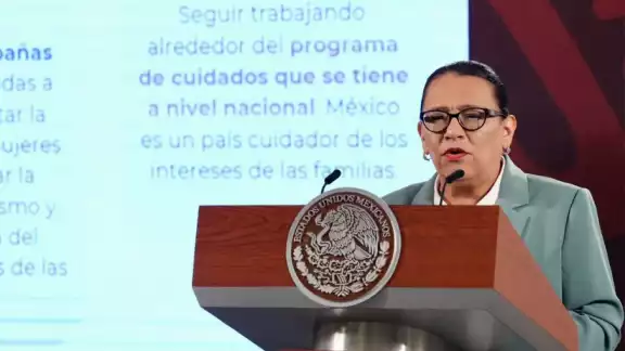 Rosa Icela Rodríguez, titular de la Secretaría de Seguridad y Protección Ciudadana