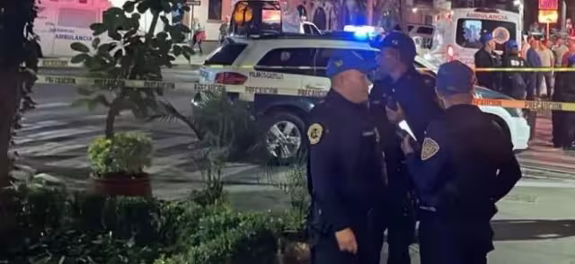 Elementos policiacos acordonaron el área en Ciudad de México