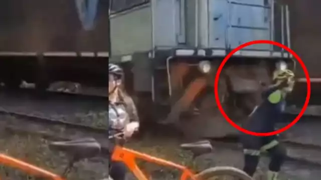 Mujer brasileña es golpeada por un tren al intentar tomarse una selfie