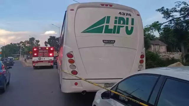 El área permanece acordonada en Cancún