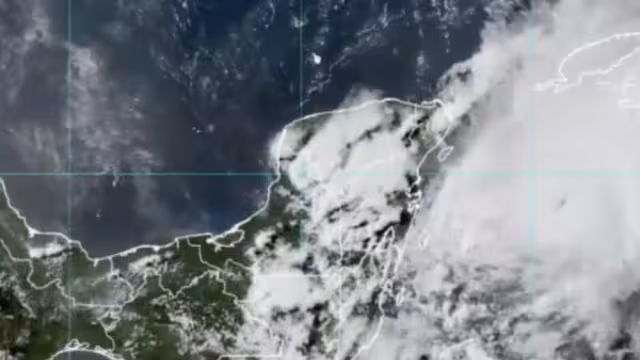Vista actual del Huracán Beryl hacia Quintana Roo
