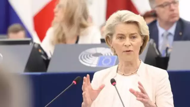 Ursula von der Leyen fue reelecta este jueves como presidenta de la Comisión Europea