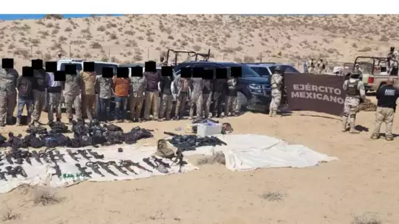 Elementos del Ejército Mexicano capturaron a 21 personas en Sonora Elementos del Ejército Mexicano capturaron a 21 personas en Sonora
