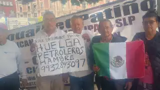 Petroleros de Campeche cumplen 10 días en huelga de hambre frente a la SCJN