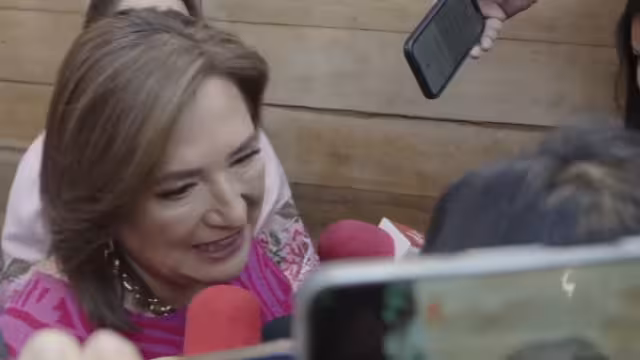 Xóchitl Gálvez realizó su voto