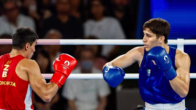 Marco Verde fue superado por el uzbeco en dos rounds