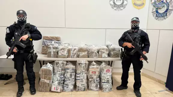 Realizan mayor incautación de cocaína en Australia.