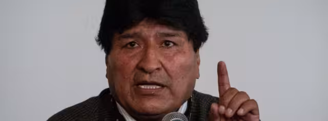 Evo Morales, expresidente de Bolivia