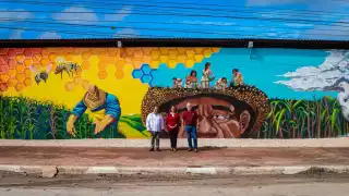 Inauguran en Campeche el primer mural de realidad aumentada; ¿dónde se ubica?