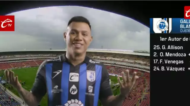 La original forma de dar la alineación como local de Querétaro