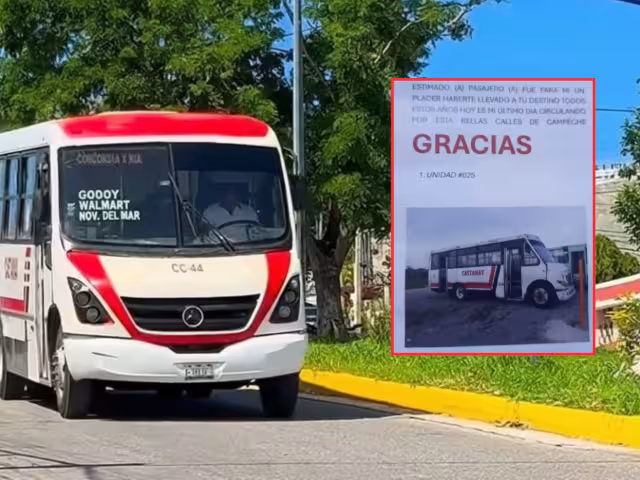 Los antiguos camiones Castamay realizan su último recorrido este martes en Campeche.