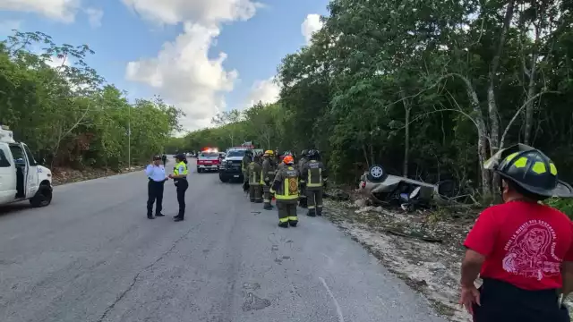 Se registra accidente vial en Isla Mujeres
