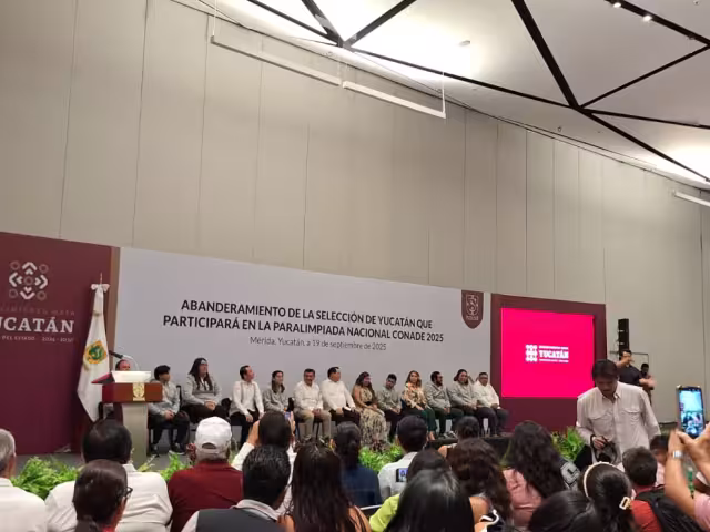 Yucatán listo para la Paralimpiada Nacional 2025: Díaz Mena abanderó a 56 paratletas