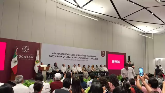 Yucatán listo para la Paralimpiada Nacional 2025: Díaz Mena abanderó a 56 paratletas