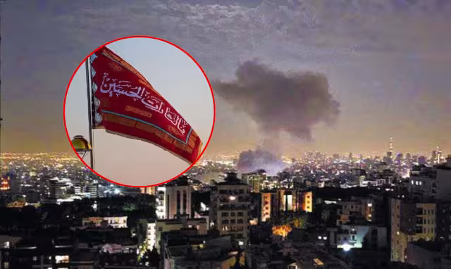 Irán izó la bandera roja de venganza en la mezquita de Jamkaran, en Qom.