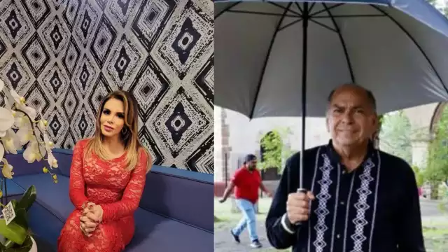 ¿Se ganó su corazón? Padre de Checo Pérez es captado caminando de la mano con Lucía Méndez