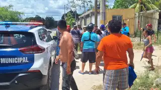 Militar atropella a un motociclista en la colonia Lázaro Cárdenas de Felipe Carrillo Puerto 