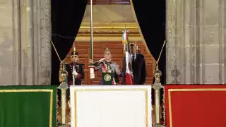 "Viva México", así fue el primer Grito de Independencia de Claudia Sheinbaum Pardo, la primera mujer presidenta 