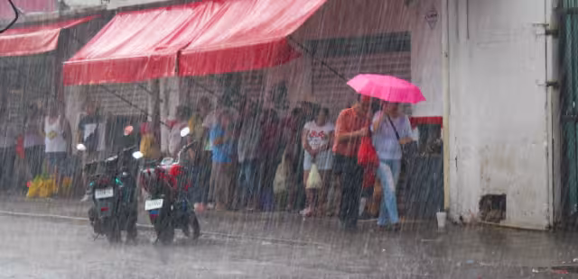 Las lluvias fuertes permanecerán durante varios días en Yucatán