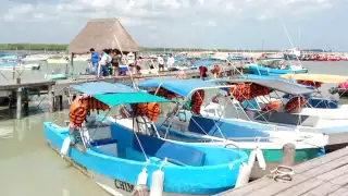 Surada  paralizó la actividad  náutica  de Chiquilá y Holbox