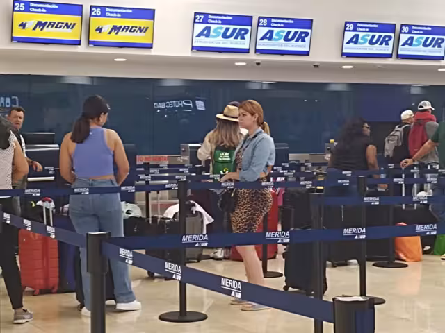 En los últimos días ha disminuido la movilidad de pasajeros en el aeropuerto de Mérida