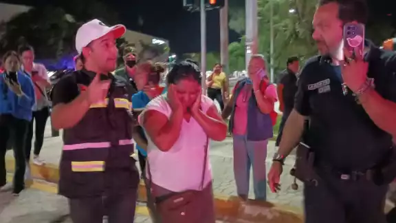 La mujer pidió su traslado al hospital para ser estabilizada.
