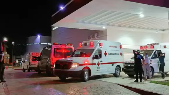 La víctima del ataque tuvo que ser trasladad al hospital. La víctima del ataque tuvo que ser trasladad al hospital.