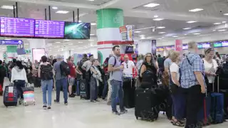   Nuevo cierre de operaciones en el AICM, ocasiona retrasos en vuelos del aeropuerto de Cancún  