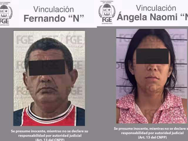 Los detenidos fueron identificados como Fernando “N” y Ángela Naomi “N”