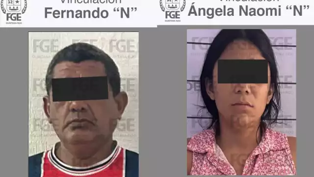 Los detenidos fueron identificados como Fernando “N” y Ángela Naomi “N”