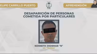 La víctima, fue interceptada en plena vía pública por un grupo de sujetos armados, entre los que se encontraba el detenido