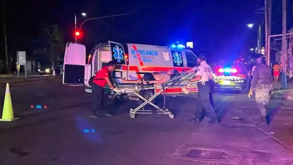 Fue sobre la avenida 5 de marzo donde se registró el accidente.