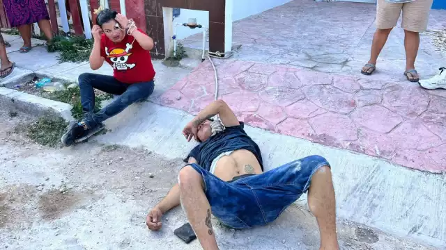 Ambos involucrados fueron atados en Cancún