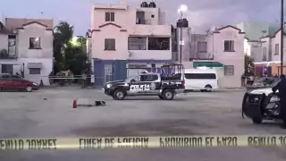 Niños atestiguan la ejecución de su padre en Cancún