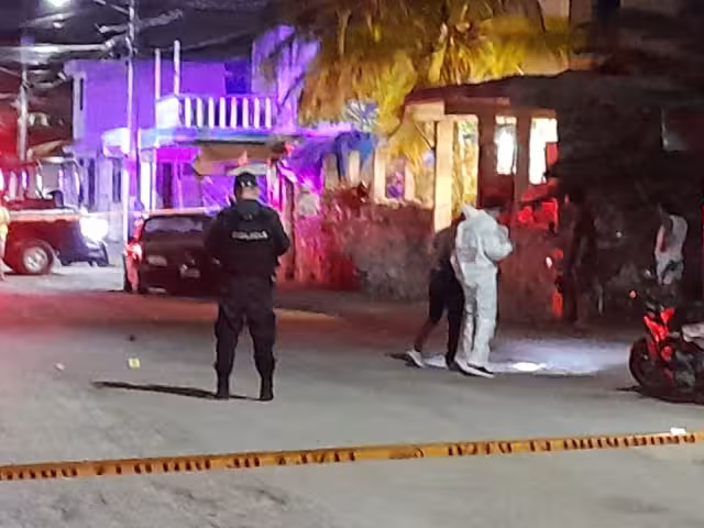 En el área se encontraron diversos casquillos de las armas de fuego utilizadas por los atacantes