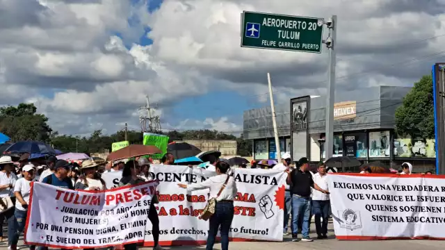 Los manifestantes aseguraron seguir con sus marchas hasta obtener una respuesta positiva