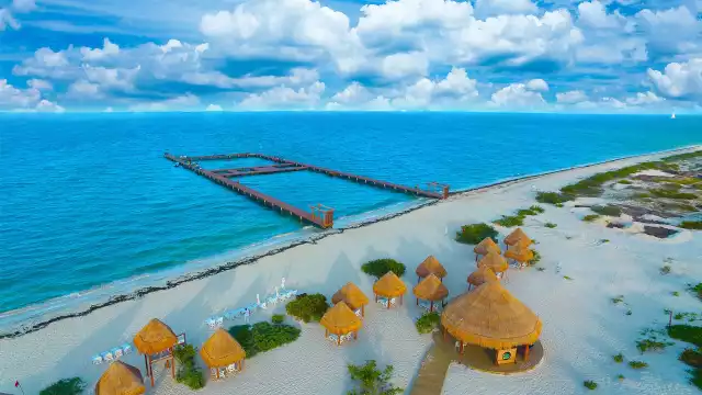 La playa también es conocida por su ambiente tranquilo