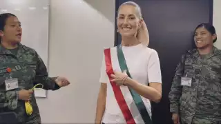 Claudia Sheinbaum hará historía al ser la primera mujer que portará la Banda Presidencial que simboliza al Poder Ejecutivo