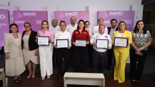 Las candidatas a la Alcaldía de Solidaridad, Estefanía Mercado y Lili Campos, sobresalieron