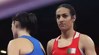 Así fue la paliza que le dio Imane Khelif a la mexicana Cruz Sandoval: VIDEO