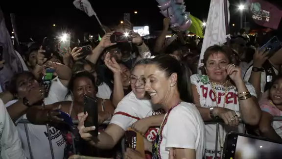 La candidata afirmó que tiene al Estado en el corazón por todo el cariño que ha recibido en cada una de sus visitas