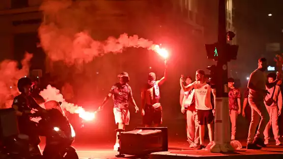 Los festejos se salieron de control en Francia