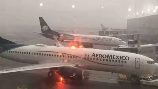 Hubo vuelos demorados por esta situación, dos fueron de Aeroméxico.
