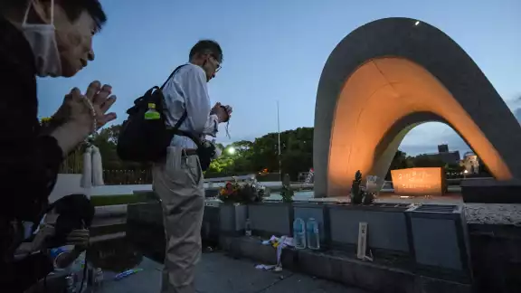 Hiroshima recordó aquella mañana del 6 de agosto que cambiaría toda su existencia.