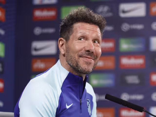 Simeone dirigió a Rodri en LaLiga