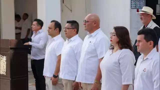 El fiscal Jackson Villacís hizo oficial el relevo este lunes durante un homenaje en la FGECAM.