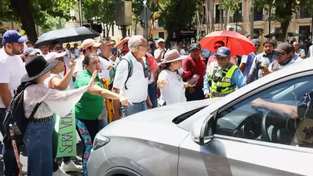 Un agente de la Policía Municipal intervino para mediar la situación