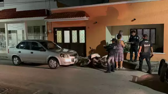 Motociclista lesionado llega a acuerdo tras accidente en Campeche