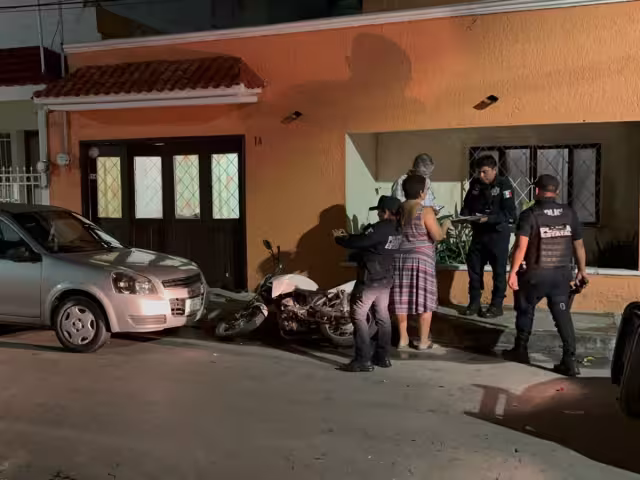 Motociclista lesionado llega a acuerdo tras accidente en Campeche