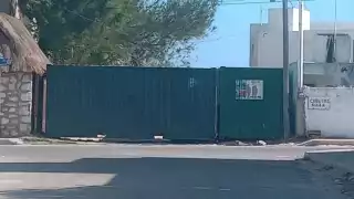 Se desconoce quién el responsable de colocar dichos obstáculos